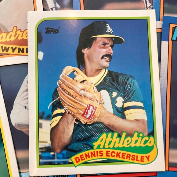 Lot of 17 Vintage Topps Baseball Card Pocket Folders Indians Padres A's Royals - Picture 4 of 9